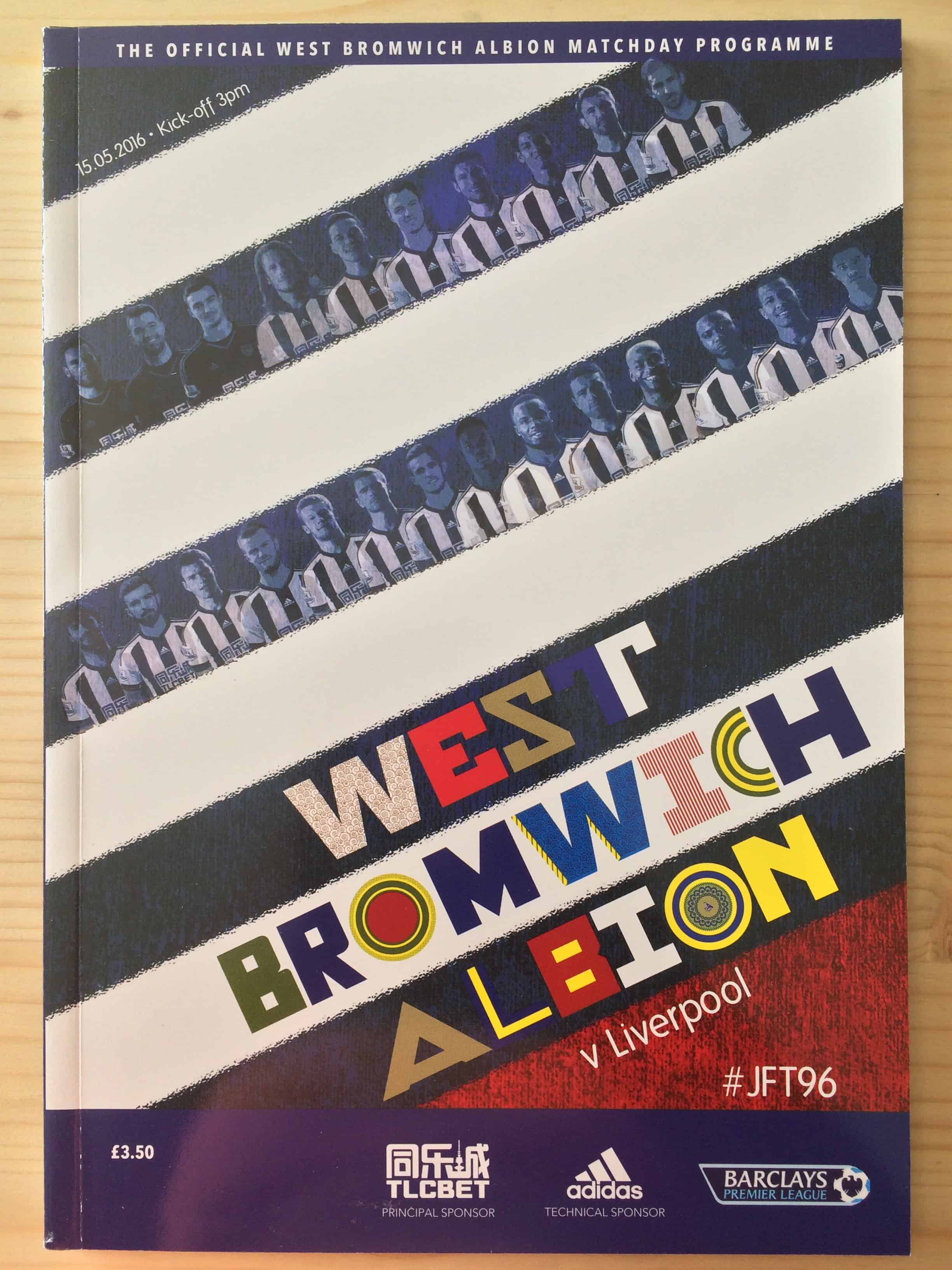 West Bromwich Albion FC  v Liverpool FC